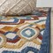 Jonathan Y Flora Abstract Bold Mandala High-Low Red/Blue/Yellow 2 ft. x 8 ft. Indoor/Outdoor Runner Rug AMC112A-28 - alternate 7