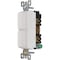 Broan-Nutone 2-Function 15A 120V White Rocker Switch for Bathroom Exhaust Fan P2RW - alternate 5