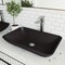 Vigo Black Hadyn MatteShellTM Vessel Bathroom Sink VG07112 - alternate 5
