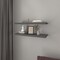 Homeroots 32" Set Of Two Dark Gray Wood Wall Mounted Floating Shelves 571362 - alternate 7