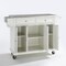 Crosley Full Size Stainless Steel Top Kitchen Cart KF30002EWH - alternate 5