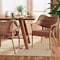 Bali & Pari Tara 2-Piece Natural Rattan Dining Chair - Handwoven Wicker Armchair with Curved Backrest, Seating 266-2PC-14569-ZORO - alternate 5