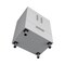 Homeroots 24" White And Silver Wood Freestanding Bathroom Vanity With White Sink 543630 - alternate 4