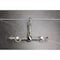 Kingston Brass Two-Handle Wall Mount Bridge Kitchen Faucet, Polished Nickel KS2446BAL - alternate 5