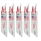 Milwaukee Tool 4" 14 TPI SAWZALL Blades (5 Pk) 48-00-5181 - alternate 1