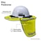 Klein Tools Flame-Resistant Full-Brim Sombrero, High-Visibility Yellow FR03010HIVIS - alternate 3