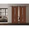 Sartodoors Modern Double Barn Door 72 x 84 inches, BASIC 3002 Walnut Franko, 13FT Rail Track Set, Solid Pane BASIC3002DB-GOFR-7284 - alternate 4