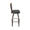 Holland Bar Stool Co Eleanor 30in Swivel Bar Stool with Bronze Finish, Medium Back and Canter Iron Seat 880 - alternate 4