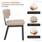 Leisuremod Teres Leather Dining Chair, Steel Legs & Poplar Wood Core, 4PK TC19TP4 - alternate 5
