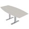 Skutchi Designs 6 Person Conference Table With Power Unit | 6' Boat Table | Harmony Series HAR-BOT-36X72-T-K458-NA - alternate 1