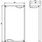 Siemens ALPHA 160 DIN assembly kit mounting plate section cover closed H = 450 mm 8GK4451-3KK11 - alternate 3