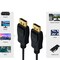 Sanoxy 3ft Gold Plated Premium DisplayPort Male to Male Cable with Latches, Version 1.4 VESA Certified DP112-1103 - alternate 3