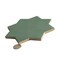 Apollo Tile Seville 7 x 7 in. Matte Sage Green Porcelain Star Wall and Floor Tile 5.31 sq ft/case, 34PK TNG88STRGRNA - alternate 5