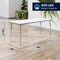 Flash Furniture Wren 72 in x 30 in Adjustable Height Activity Table, Thermal Laminate Top, Standard Legs, White XU-A3072-REC-WHT-T-A-GG - alternate 7