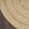 Homeroots 5' Natural And Brown Round Handmade Indoor Outdoor Area Rug 552434 - alternate 6