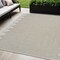 Homeroots 5' X 7' Beige And Brown Geometric Distressed Indoor Outdoor Area Rug 558754 - alternate 7