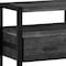 Homeroots 59in Black Cabinet Enclosed Storage TV Stand 332969 - alternate 5