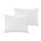 Homeroots White King Polyester 180 Thread Count Washable Duvet Cover Set 529076 - alternate 7