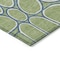 Homeroots 8' X 10' Artichoke Green And Ivory Abstract Washable Indoor Outdoor Area Rug 600507 - alternate 3