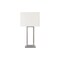 Monarch Specialties Lighting, 28"H, Table Lamp, Usb Port Included, Nickel Metal, Ivory / Cream Shade, Contemporary I 9951 - alternate 1