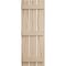 Ekena Millwork Rustic Three Board Spaced Board-n-Batten Riverwood Faux Wood Shutters, 17 1/2W x 76H, PR SHUBSS17X76RWPR - alternate 10