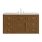 James Martin Vanities Laurent 48" Single Vanity, Honey Oak w/ 3 CM Ethereal Noctis Silestone Top 545-V48-HNO-3ENC - alternate 3
