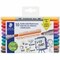 Staedtler Double-ended Dry Erase Pens, Chisel, Bullet Marker Point, Assorted Ink, Dry 3010TB10LU - alternate 1