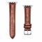 Elegani Alligator-Embossed Leather Watch Replacement Band Compatible with Apple Watch 45mm, Brown LAT-BRW-45mm - alternate 1