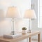 Jonathan Y Astor 29" Glass LED Table Lamp, Clear/Chrome, 2PK JYL4014A-SET2 - alternate 9