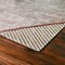 Homeroots 2' x 8' Ivory Striped Weave Non Slip Rug Pad 392328 - alternate 3