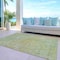 Homeroots 8' X 10' Sage Abstract Washable Indoor Outdoor Area Rug 607887 - alternate 6