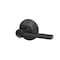 Schlage Schlage Latitude Matte Black Entry Door Knob 1-3/4 in. F51A G LAT 622 - alternate 3