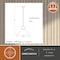 Vaxcel Racine 1 Light Matte White and Gold Natural Brass Mid-Century Modern Bowtie Pendant, LED Compatible P0399 - alternate 4