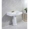 Kingston Brass 35" Ceramic Pedestal Sink, 4-Inch, 3-Hole, Glossy White VPB3534 - alternate 6