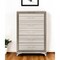 Homeroots 53" Beige And White Wood Lighted Five Drawer Dresser 564704 - alternate 11
