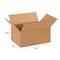 Zoro Select 13 in x 9 in x 6 in Shipping Box, Kraft, Corrugate, Single Wall, 32 ECT 11R217 - alternate 2