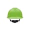 Msa Safety V-Gard Slotted Cap, HDPE, Fas-Trac III Suspension, Type I, Class E, Bright Lime Green (standard) 815565 - alternate 3