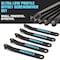 Neiko Ultra Low Profile Offset Screwdriver Hex Set, 5 Pc, MM, 10mm Bit Depth, Allen Wrench Keychain 01321A - alternate 4