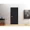 Vdomdoors Slab Door Panel 32 x 80 inches / Mela 7001 Painted Black / Modern Finished Doors / Pocket Closet Sl MELA7001S-TCF-32 - alternate 2