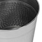 Happimess Riley Modern Classic Hammered Steel Accent 2-Gallon Wastebasket, Brushed Steel HPM1111C - alternate 4
