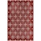 Homeroots 4' X 6' Brick Red And Ivory Geometric Indoor Outdoor Area Rug 572562 - alternate 7