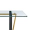 Homeroots 72" Clear And Gold Glass And Iron Sled Base Dining Table 569431 - alternate 9