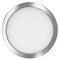 Bulbrite 5" Round 10.3-W 3000K LED Flush Mount Light, 850 Lumens, Nickel Finish 773602 - alternate 1