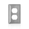 Leviton WallPlate, DuplexOutlet, StainlessSteel SS8-40 - alternate 1