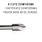 Drill America 1"-90 HSS 6 Flute Chatterless Countersink DEWCHAT1-90 - alternate 8