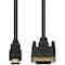 Add-On 3Ft Hdmi 1.3 To Dvi-D Dual Link (24+1 Pin) Male To Male Black Adapter HDMI2DVID3F - alternate 1