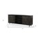 Homeroots 72in Dark Brown Solid Wood Cabinet Enclosed Storage Distressed TV Stand 489503 - alternate 2