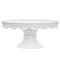 Laurie Gates 12.2 Inch Round Stoneware Footed Cake Stand in White 97229.01R - alternate 1