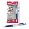 Pentel GlideWrite Ballpoint Pen with TechniFlo Ink, (1.0mm) Medium Line, Blue, 1 Dozen, 12PK BX910-C - alternate 1