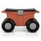 Pure Garden Rolling Garden Cart w/ Seat Plastic Storage w/ Bench & Tool Tray Gardening Stool 50-LG1509 - alternate 8